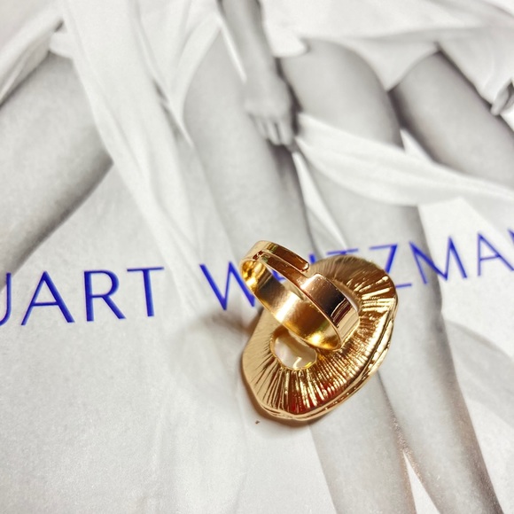 🌟 Stunning Baroque Imitation Pearl Adjustable Ring - Picture 5 of 5